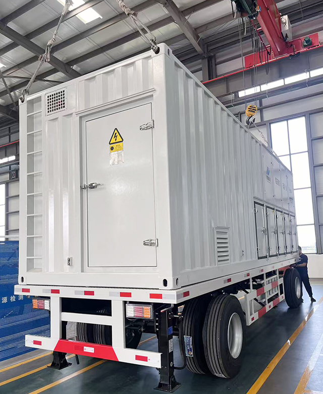 AC10.5kV-5250kVA-RC拖车式发电机组智能测试